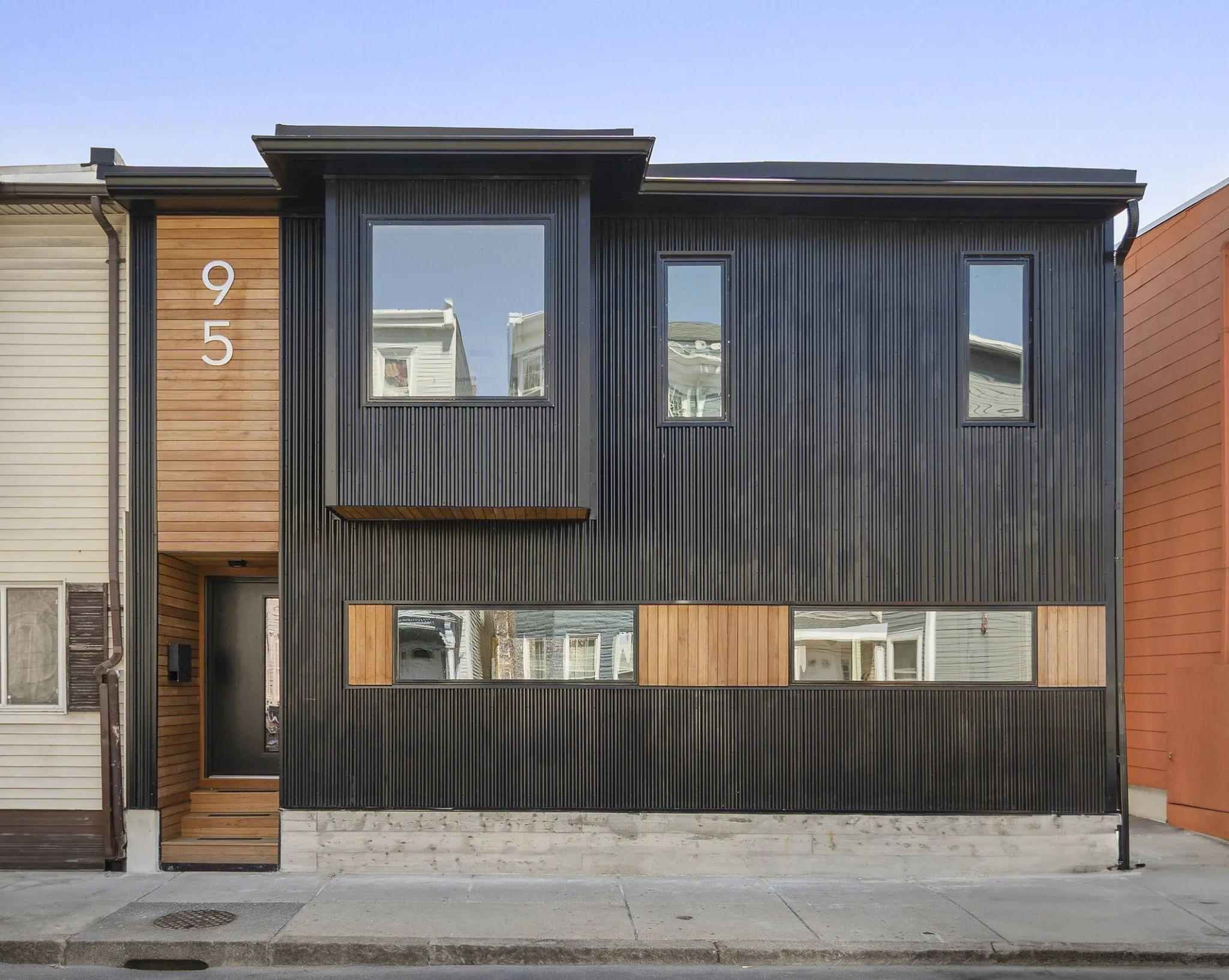 Finished street elevation of 95 Bennington Street